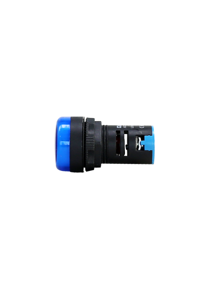 ไพล็อตแล้มป์ LED สีน้ำเงิน (12-24 VDC/AC)